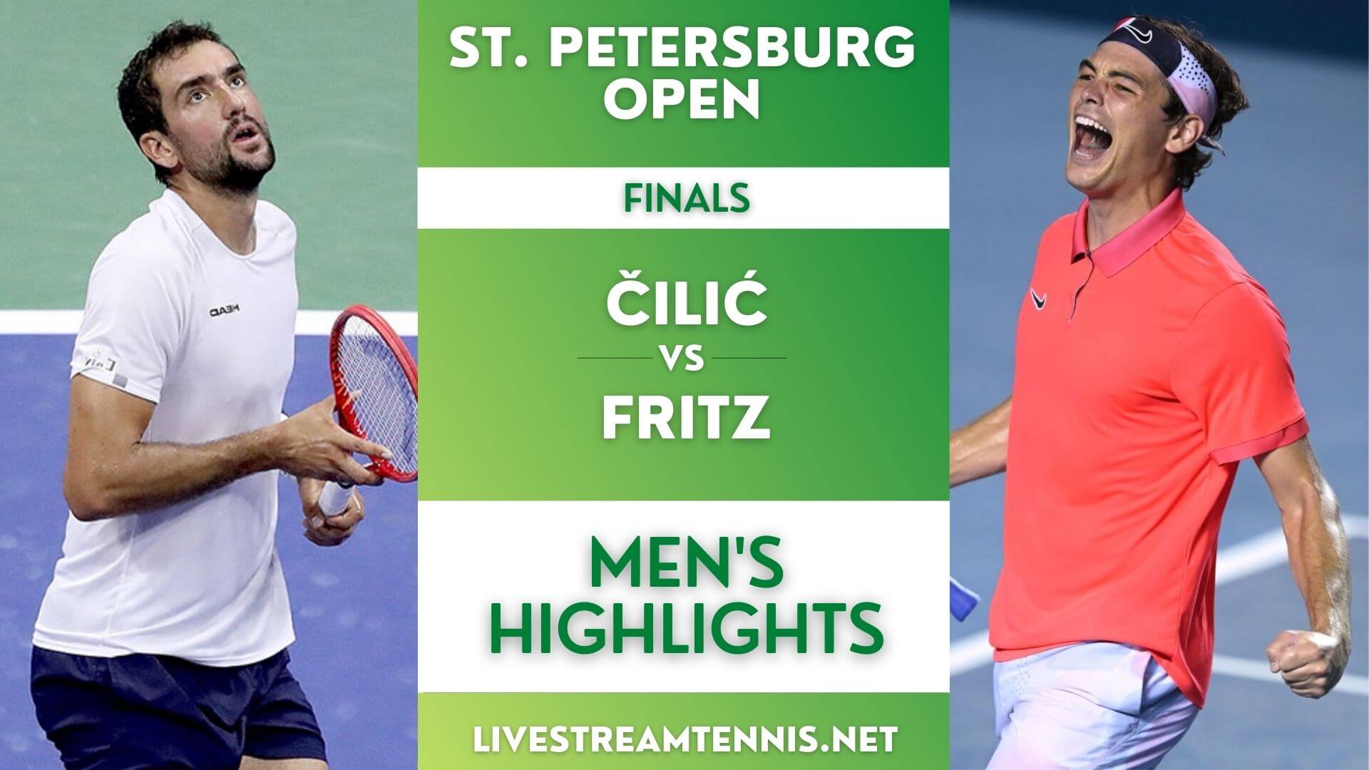 St Petersburg Open ATP Final Highlights 2021