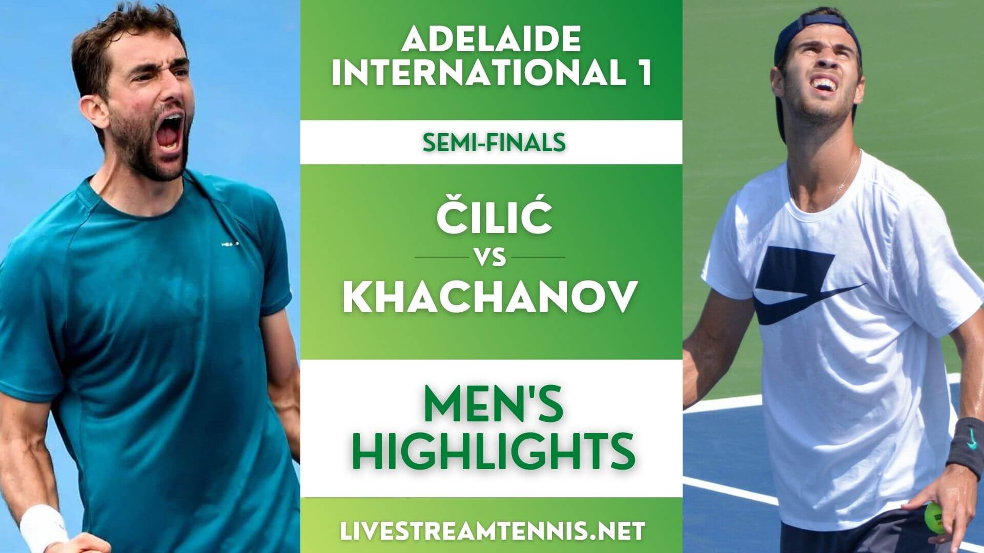 Adelaide 1 ATP Semifinal 2 Highlights 2022