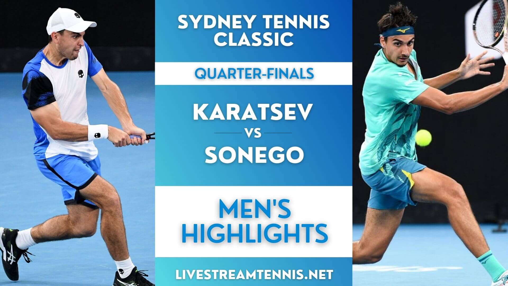 Sydney Classic ATP Quarter Final 4 Highlights 2022