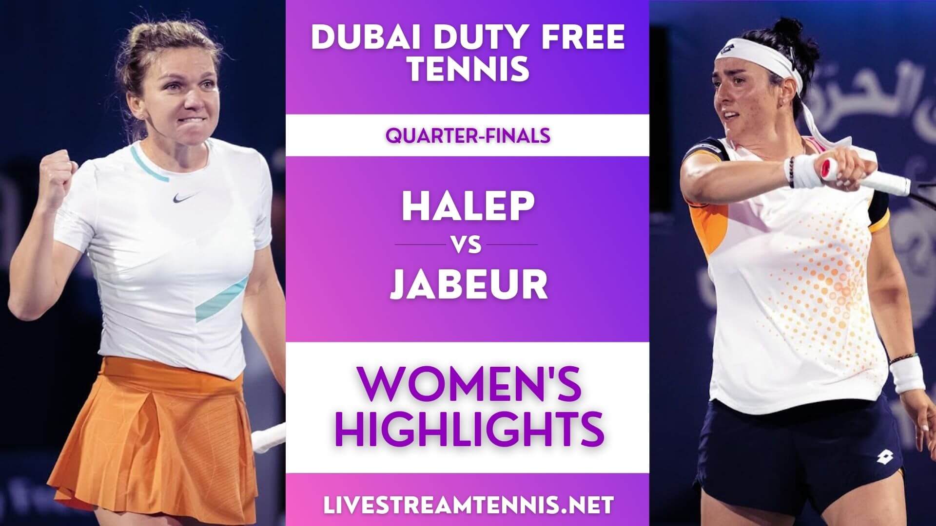 Dubai Tennis Championship WTA Quarterfinal 2 Highlights 2022