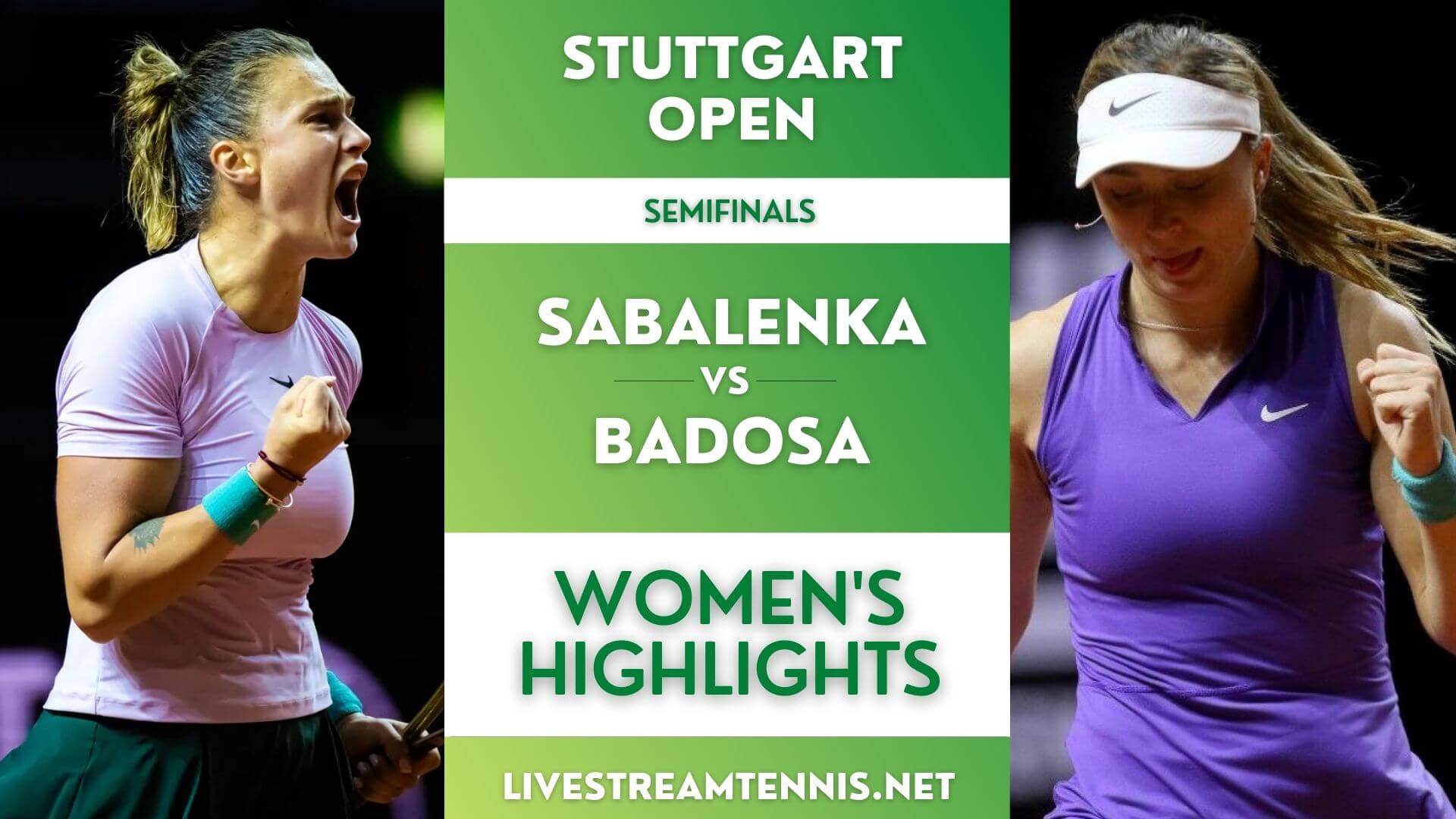 Stuttgart Open Ladies Semifinal 2 Highlights 2022