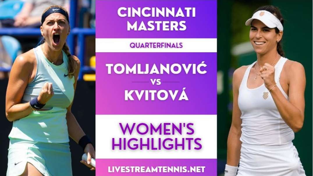 Cincinnati Masters WTA Quarterfinal 1 Highlights 2022