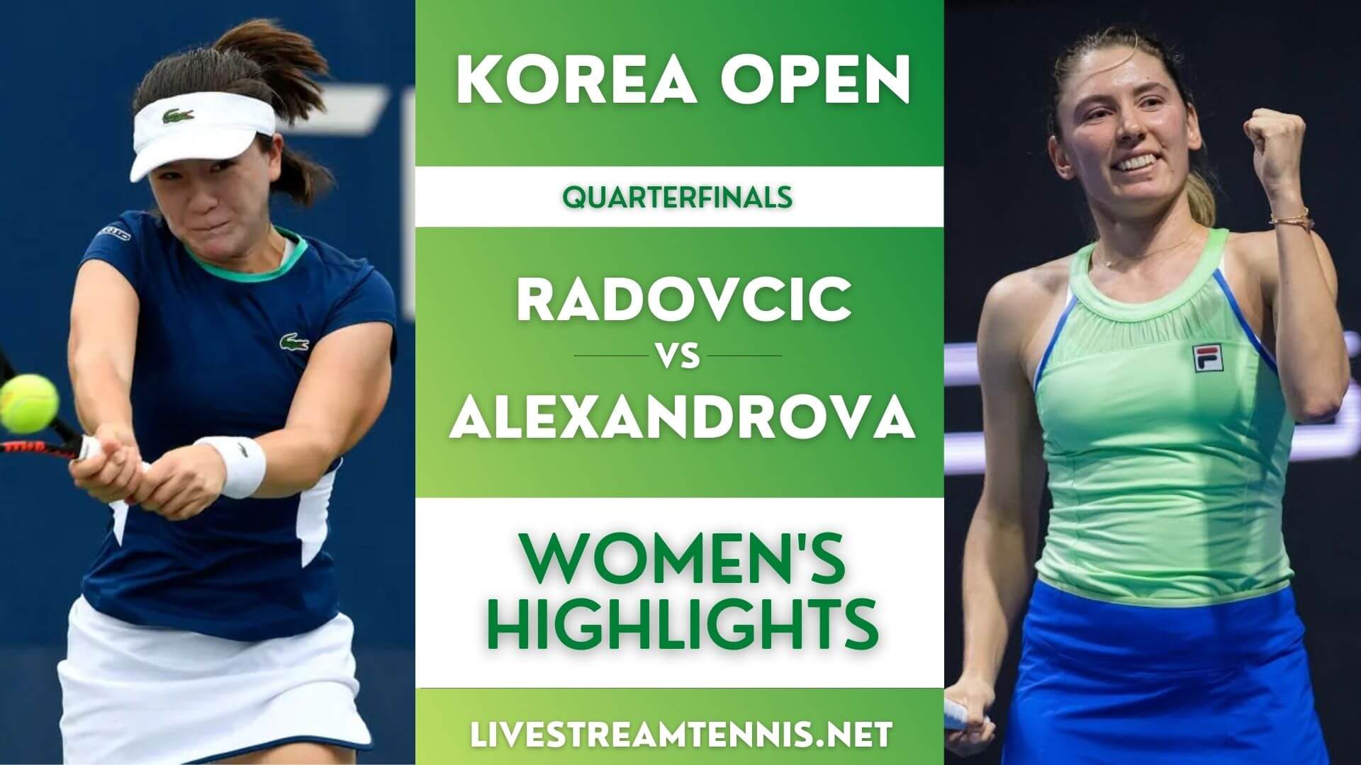 Korea Open Women Quarterfinal 4 Highlights 2022