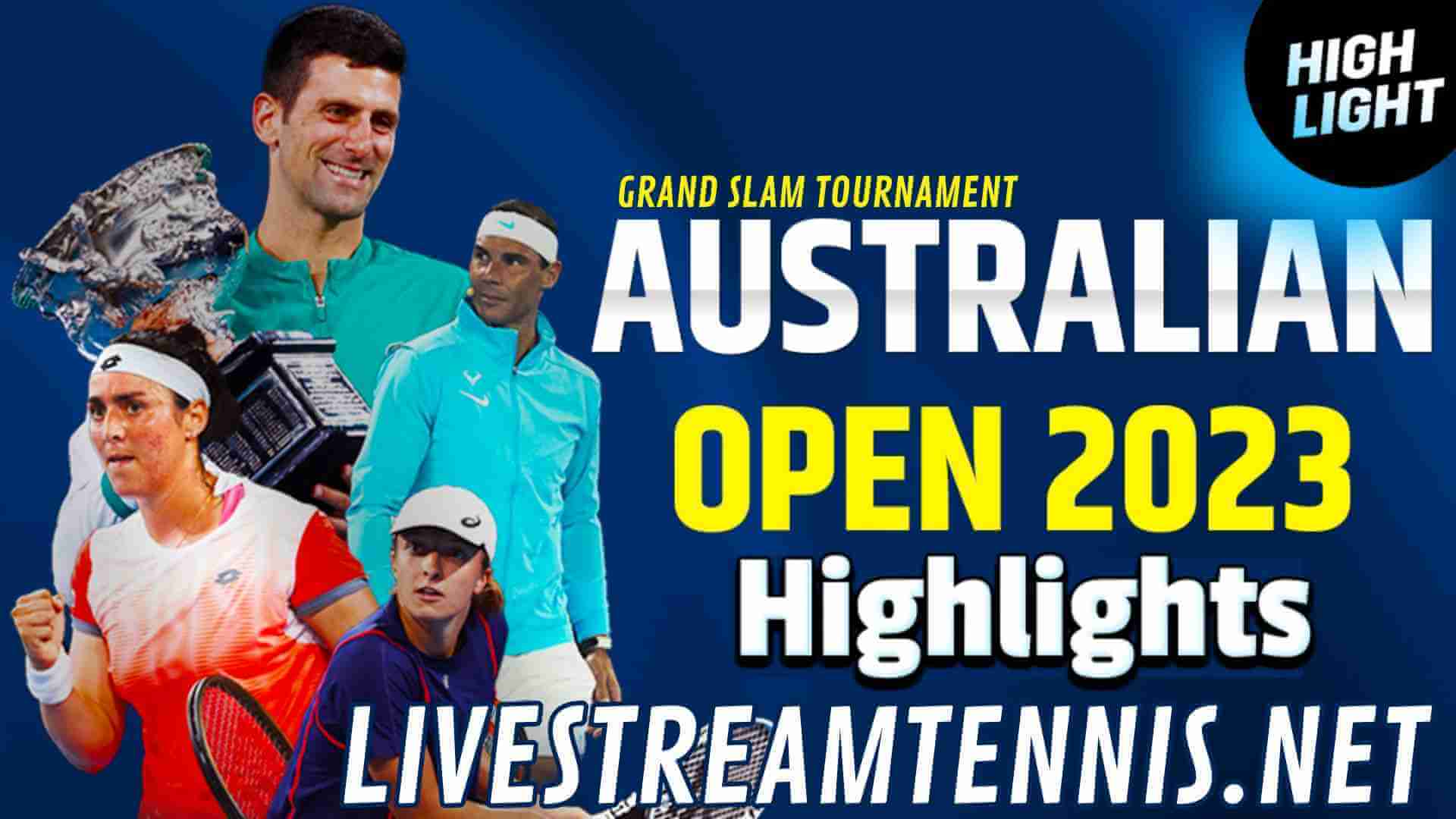 Australian Open ATP Final Highlights 2023